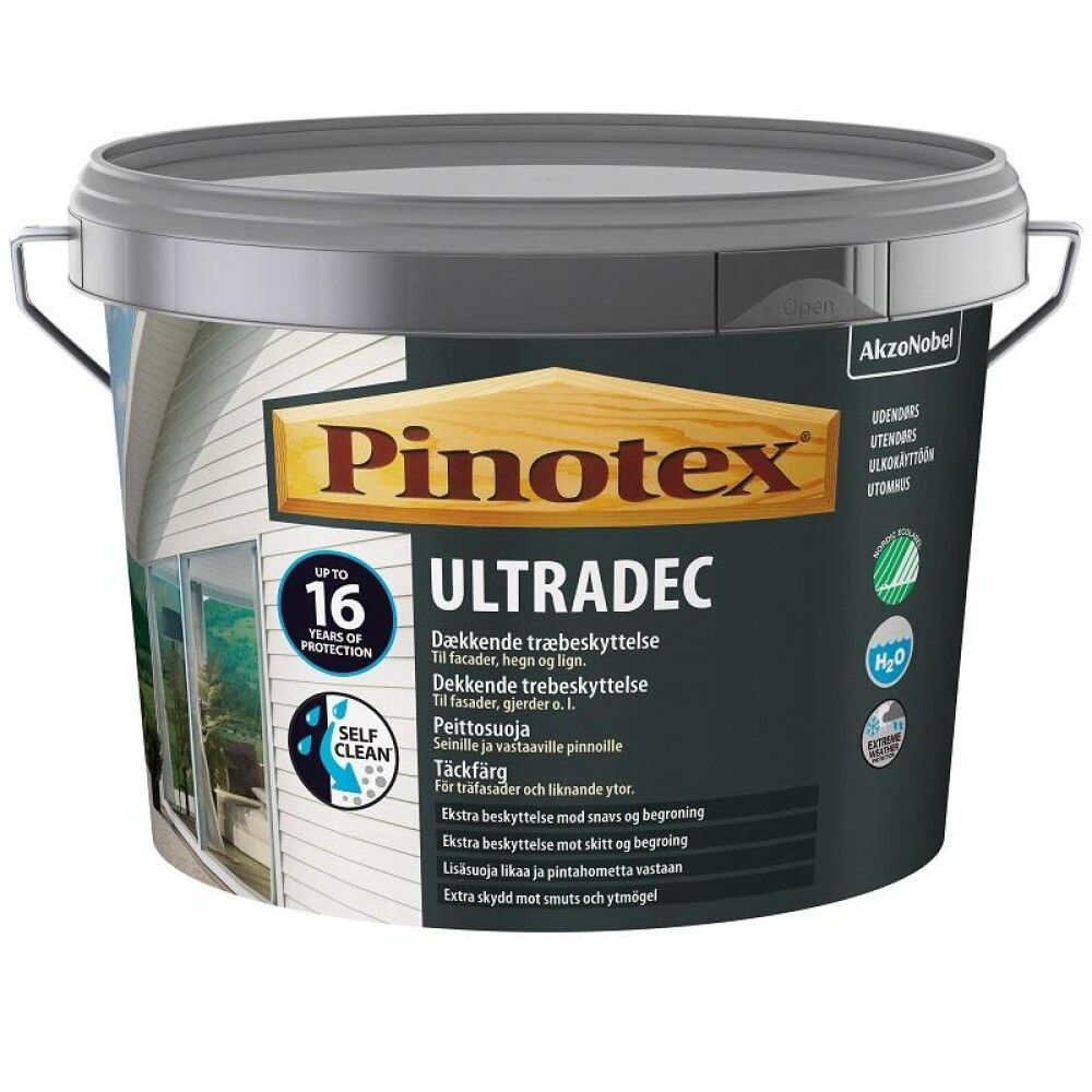Viðarvörn Ultradec svört 10L Pinotex