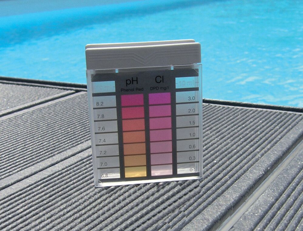 Prufusett fyrir pH og klór DenForm