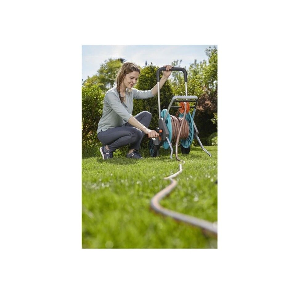 Slönguvagn með 1/2" 20m slöngu Aquaroll M easy Gardena