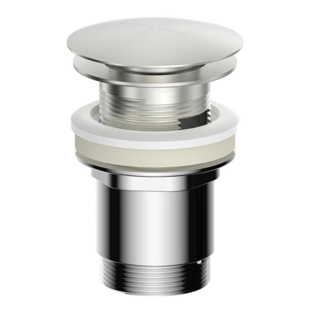 Botnventill PushPopup Ø66mm stál