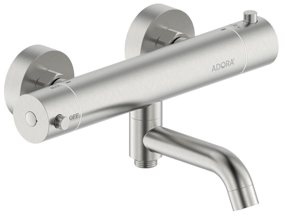 Baðtæki fyrir bað og handsturtu Adora Circum burstað stál