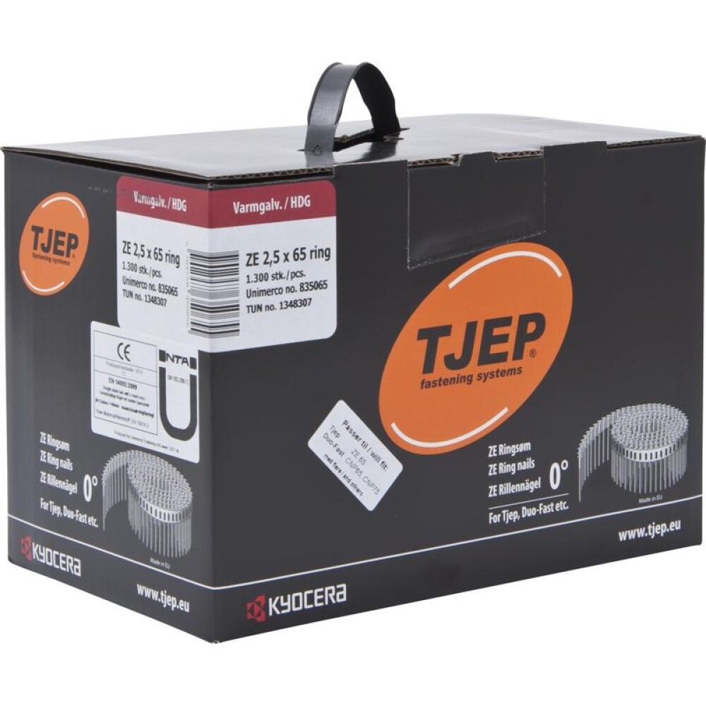 Byssusaumur á rúllu ZE25/65 1300stk heitgalv