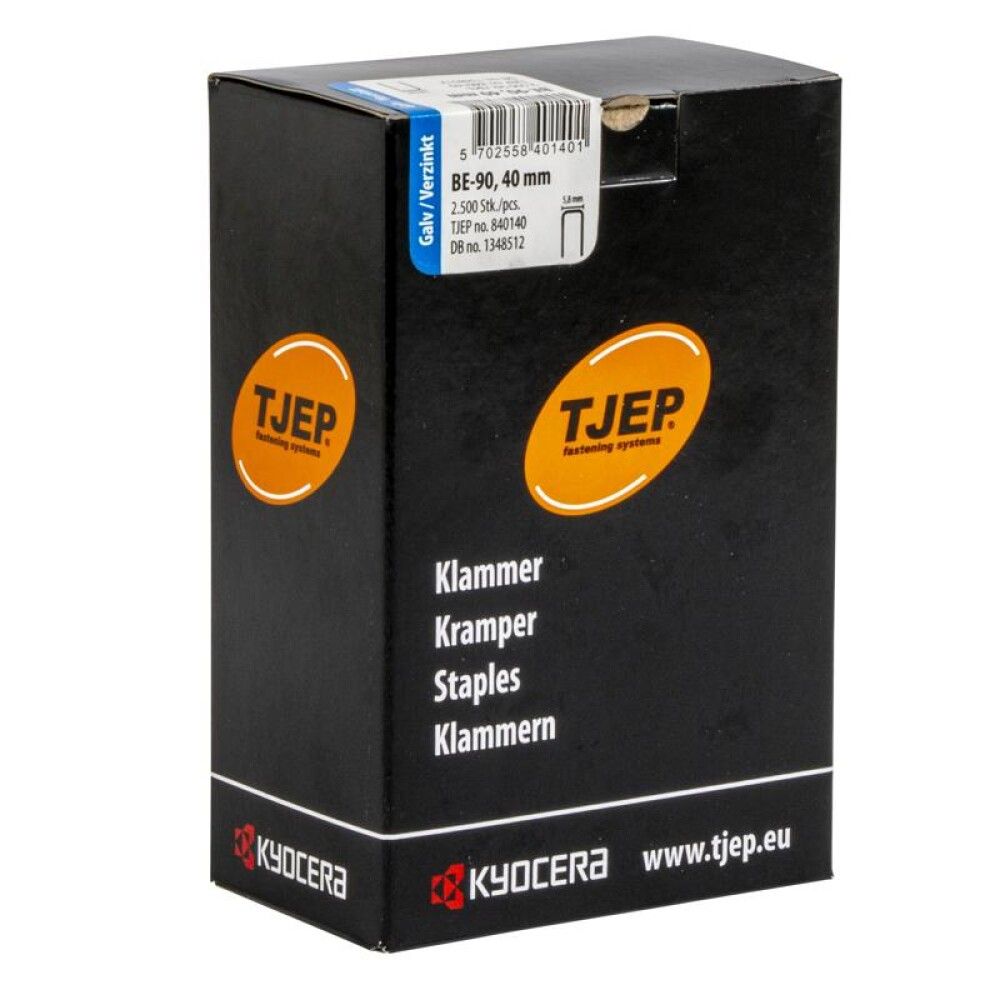 Hefti 40mm Tjep BE-90 3500stk Tjep rafgalv