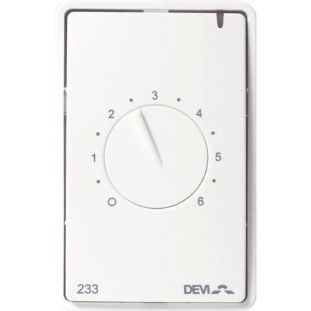 Hitastillir fyrir DEVI Fuga Termostat 233 hvítur