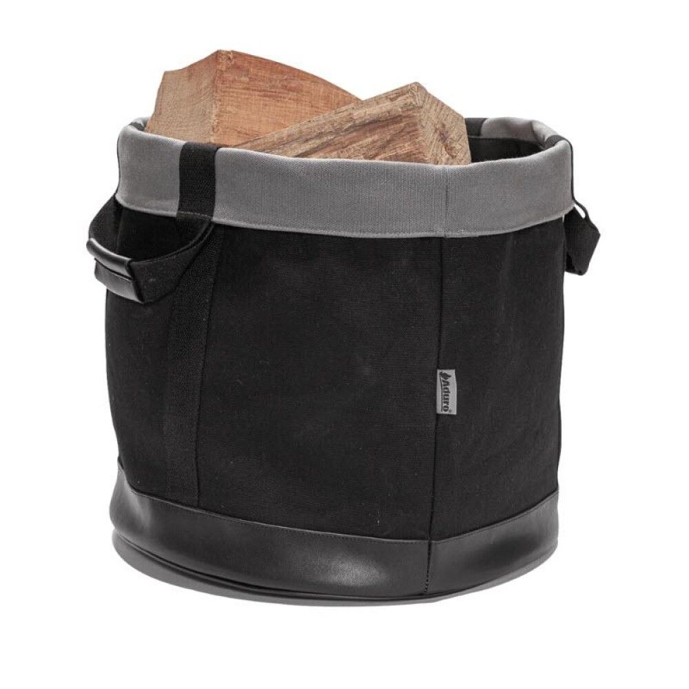 Viðarkarfa Ø35 cm Aduro Svört