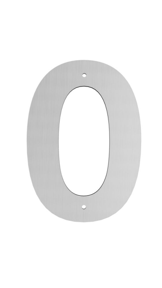 Húsnúmer nr. 0 Allux 10 cm galv.