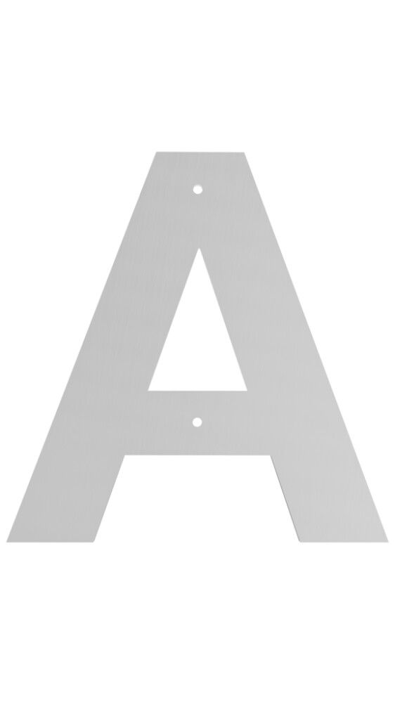 Húsnúmer bókstafur A Allux 10 cm galv.