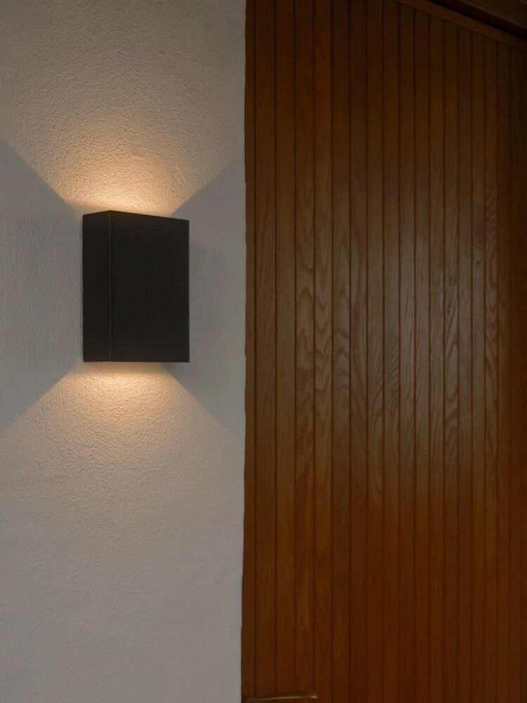 Veggljós LED Nordlux Fold 10 IP54 svart