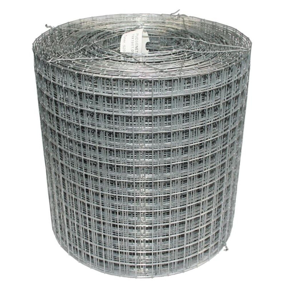 Hænsnanet 25m x 25cm möskvi 19x19mm Hortus