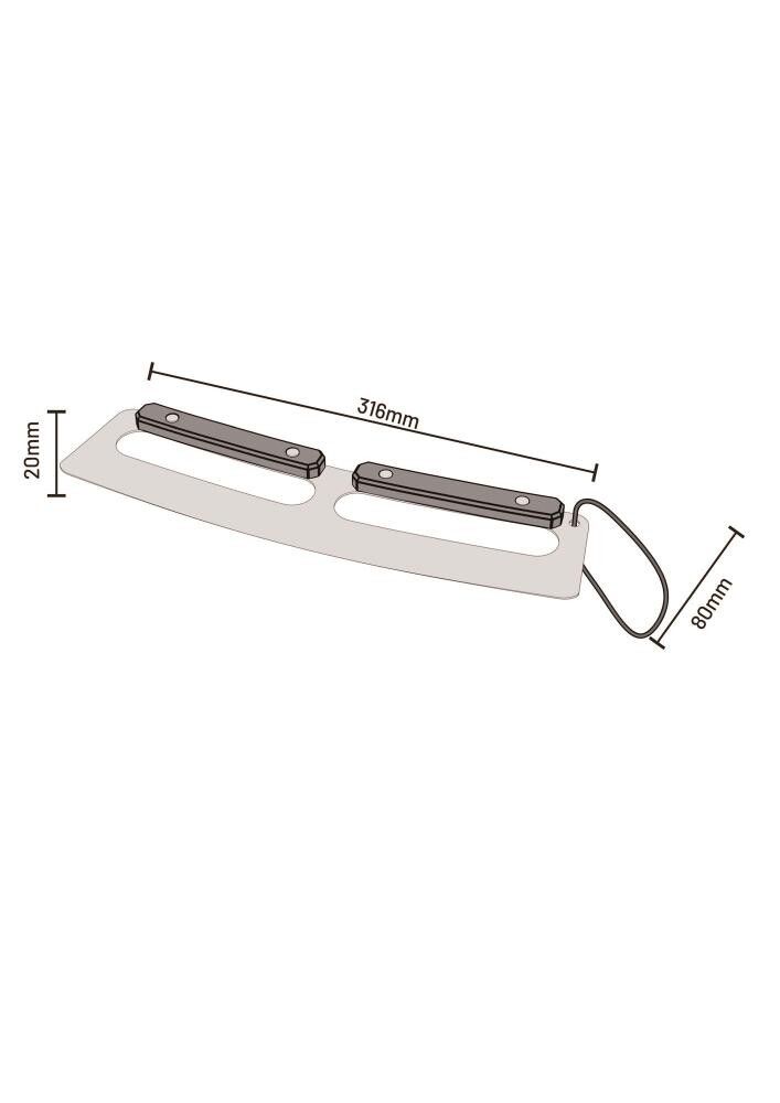 Pizzaskeri 32 cm Cozze