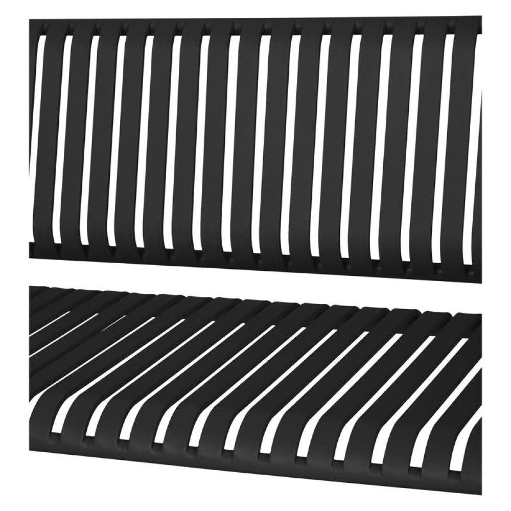 Bekkur 140cm Alva svartur