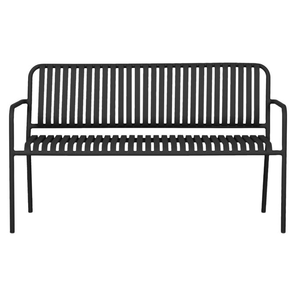 Bekkur 140cm Alva svartur