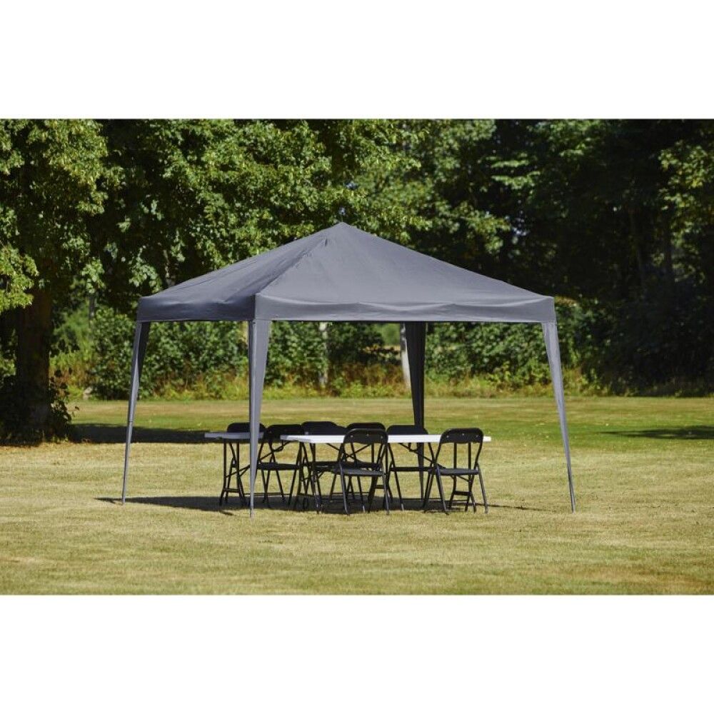 Veislutjald 300x300 cm Easy-Up koksgrátt