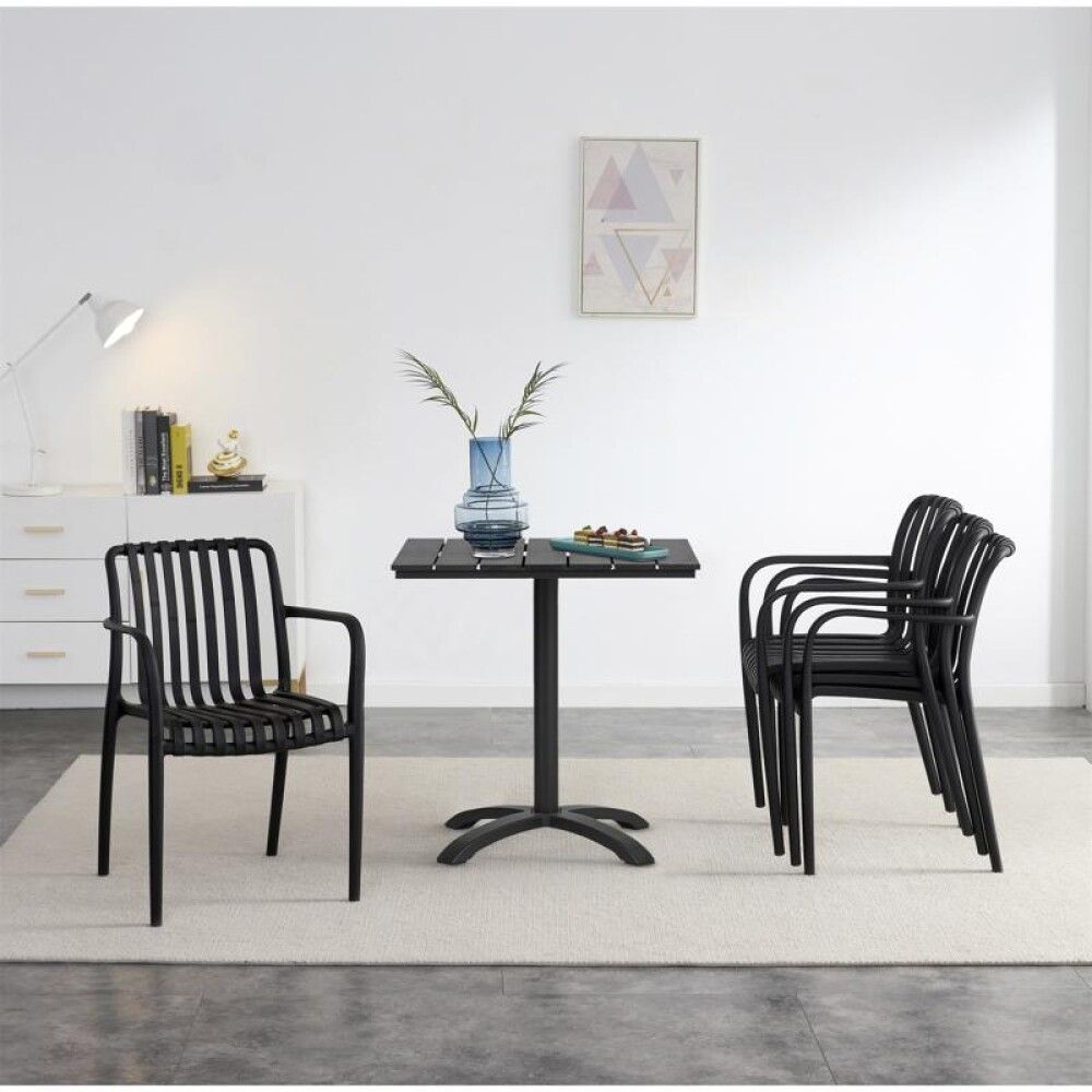 Garðstóll Lea svartur