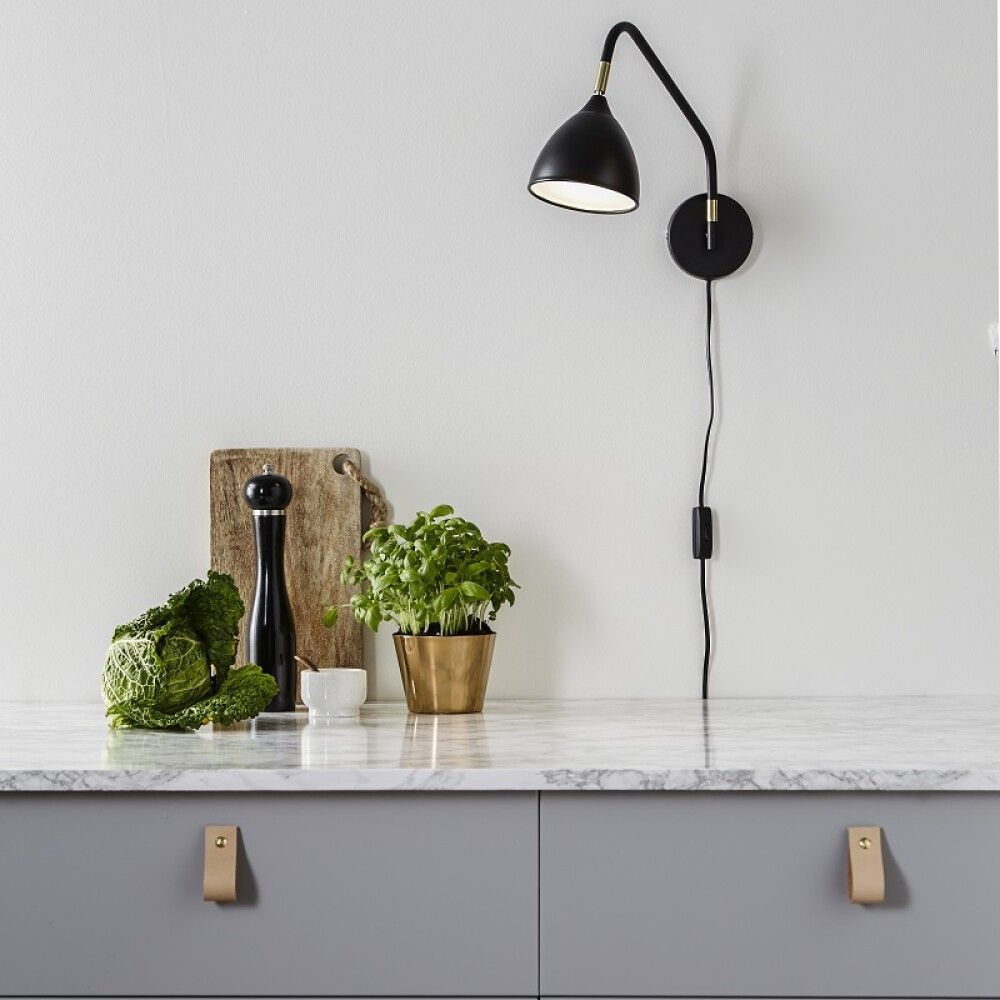 Veggljós GU10 Valencia 45cm