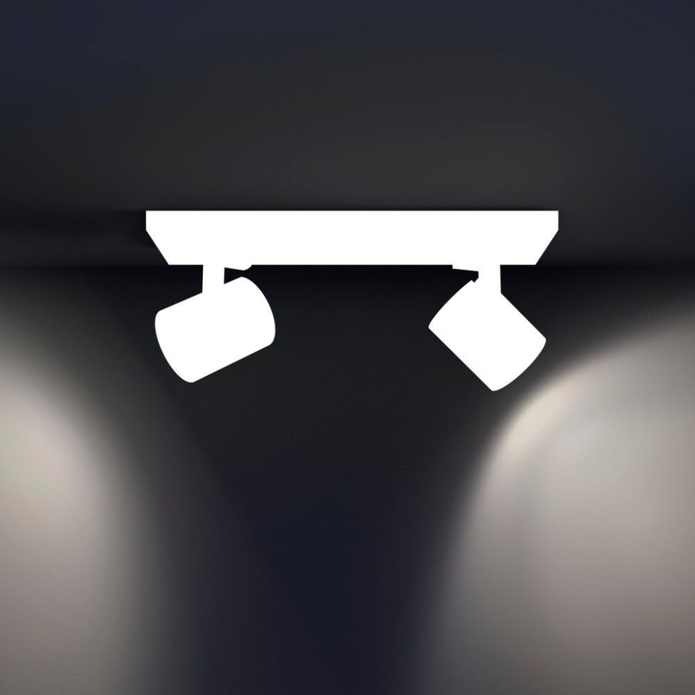 Kastari 2xGU10 Runner með dimmer Philiphs Hue hvítur