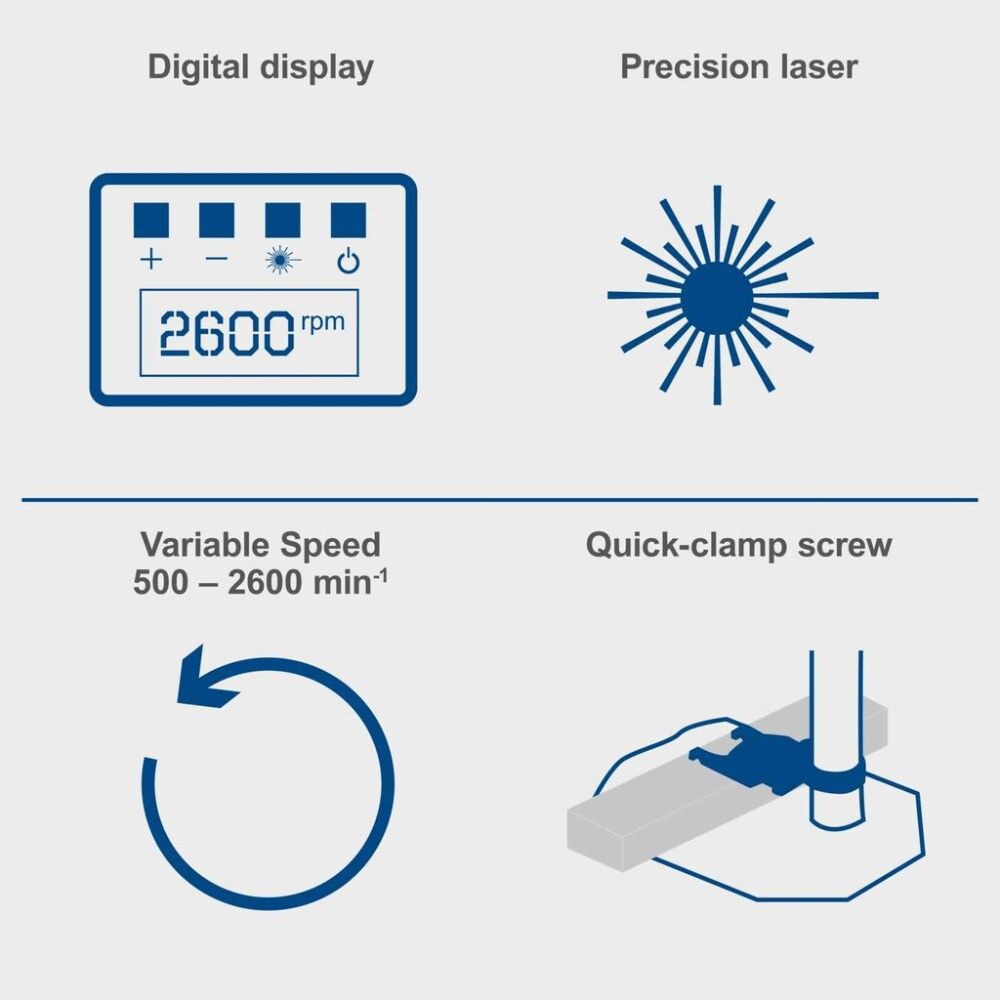 Súluborvél 710W Scheppach DP55