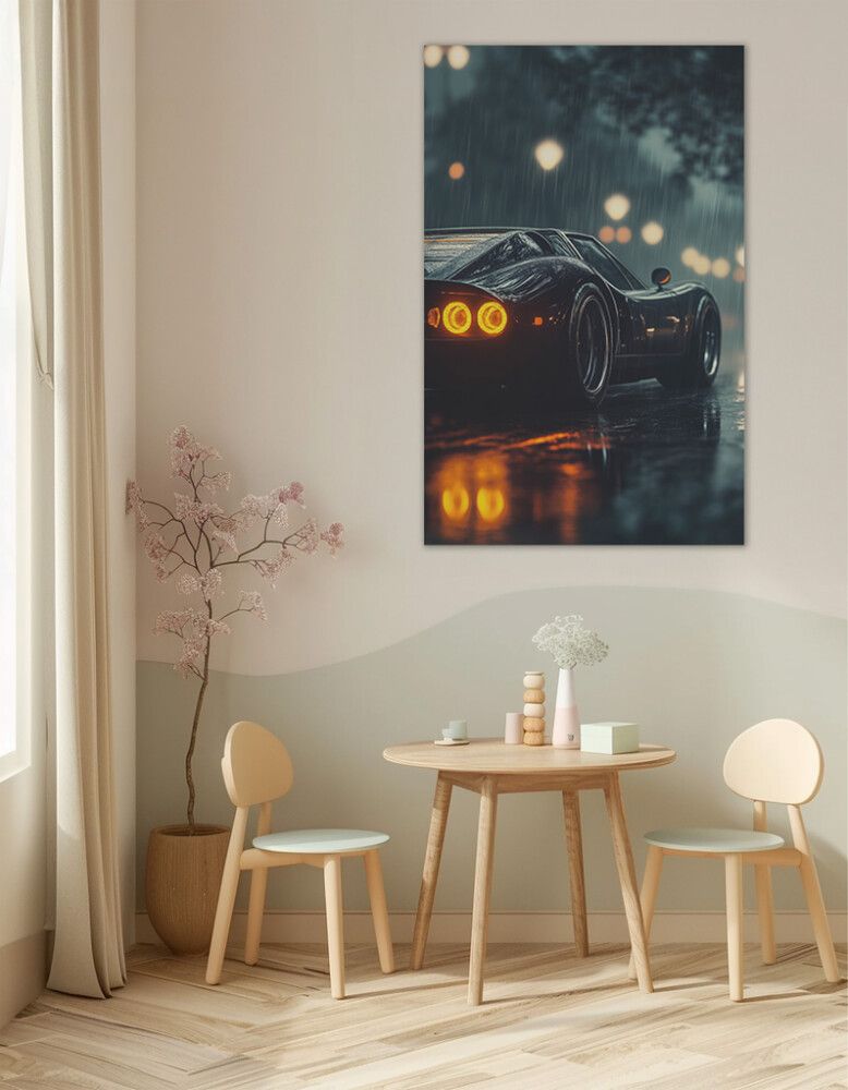 Hljóðvistarmynd sportbíll 800x1220x20 mm InEx