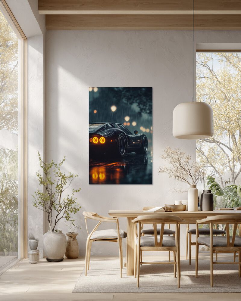 Hljóðvistarmynd sportbíll 800x1220x20 mm InEx