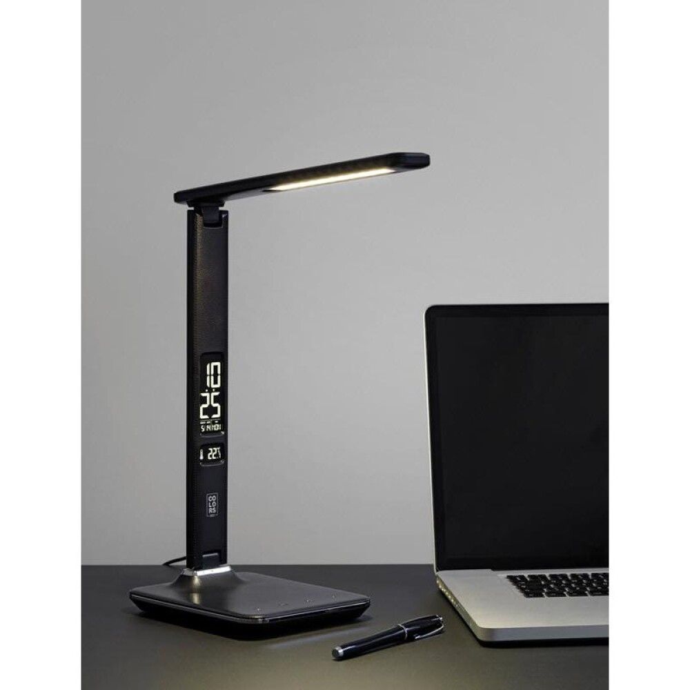 Borðlampi LED Office Watch&light 9W svart