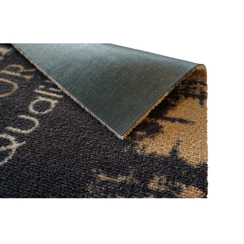 Dyramotta 150x50cm Miabella Coffee svört