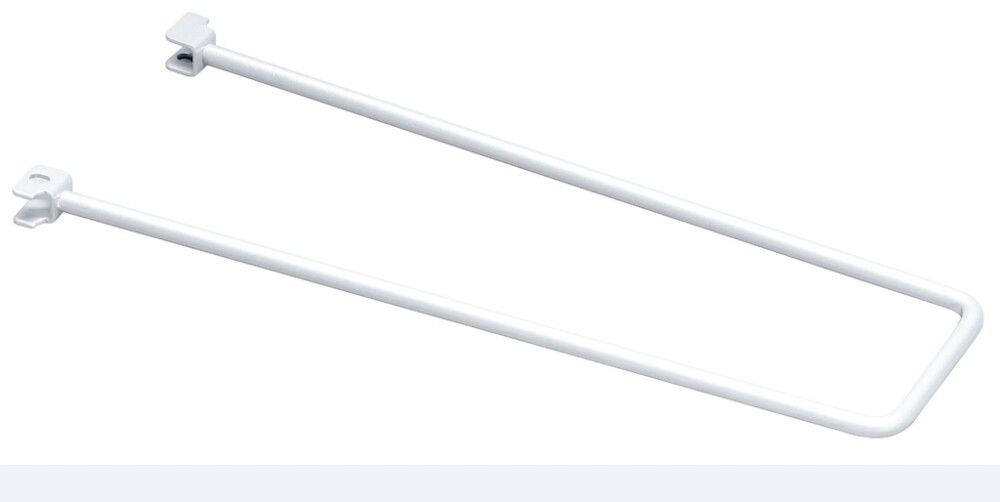 Bókastopp fyrir hillu 8x25cm Element System hvítt