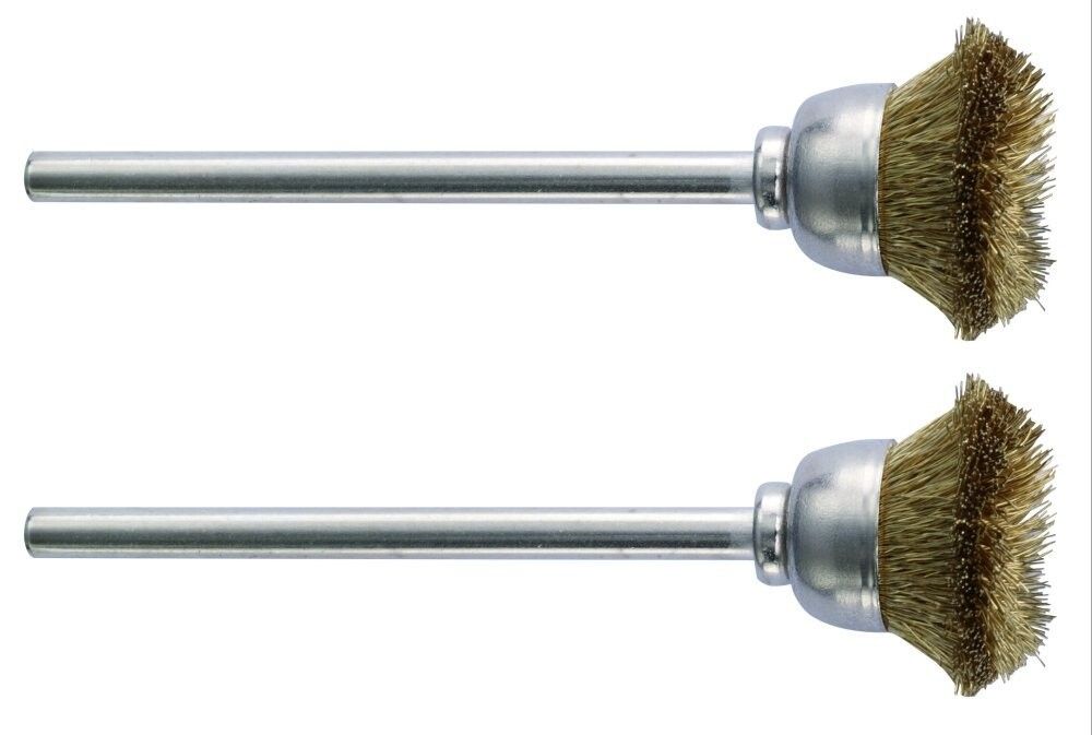 Vírburstar 2stk messing 13mm Proxxon