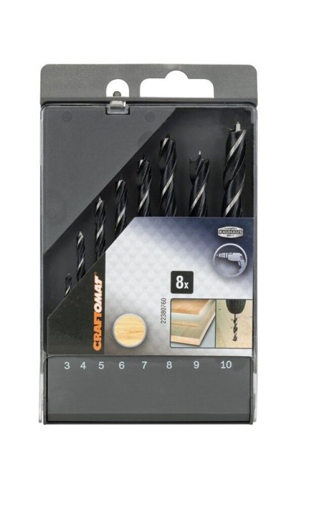 Téborasett 3-10mm Craftomat 8stk