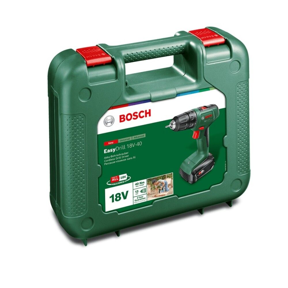 Borvél 18V 2Ah Bosch Easy Drill 18V-40