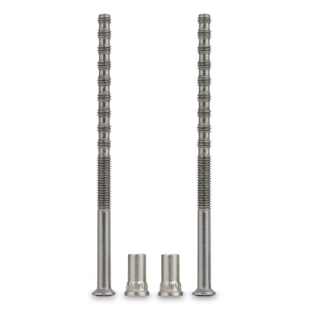 Skrúfa fyrir hurðarhún M5x130mm Jasa 2stk ryðfrítt