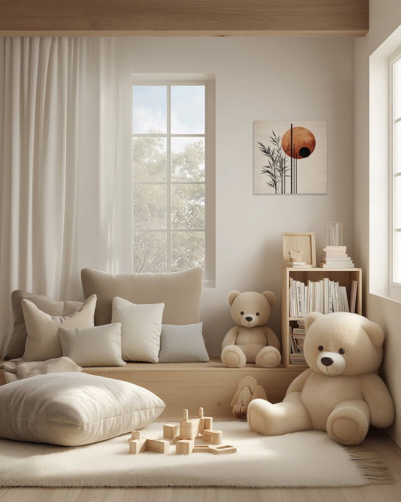 Hljóðvistarmynd abstrakt 600x600x20 mm InEx