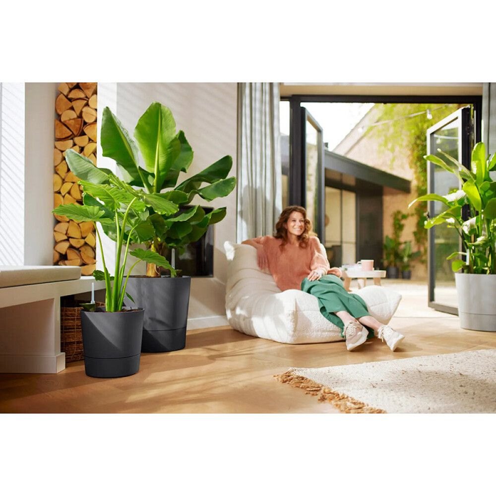 Útiblómapottur Aqua Care Ø34,5cm dökkur