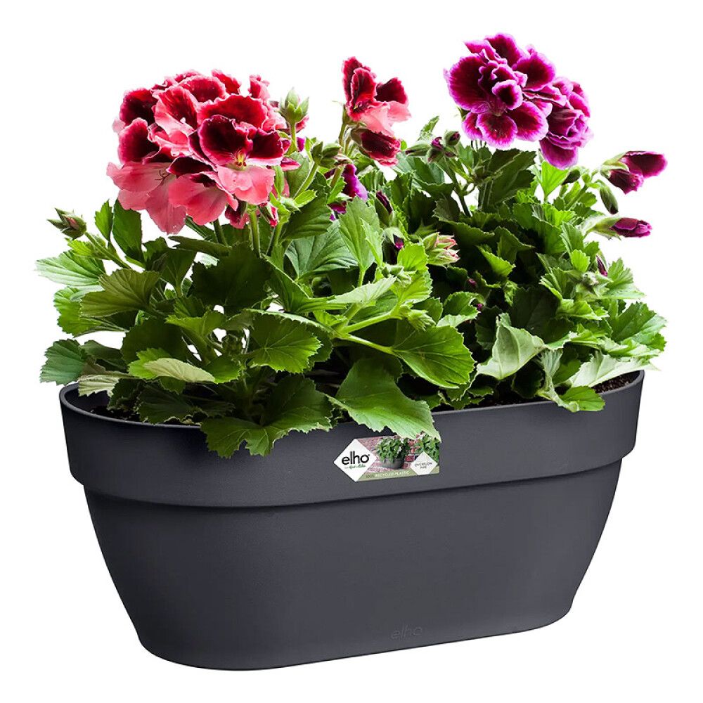 Veggblómapottur Vibia Campana 35cm dökkgrár