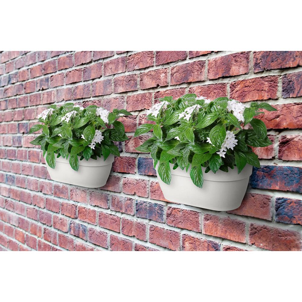 Veggblómapottur Vibia Campana 35cm hvítur