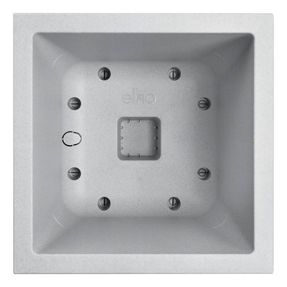 Útiblómapottur Vivo Next Square 39cm cementsgrár