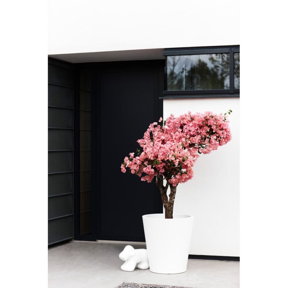 Blómapottur Pure Straight Round Ø49.5cm Elho dökkgrár