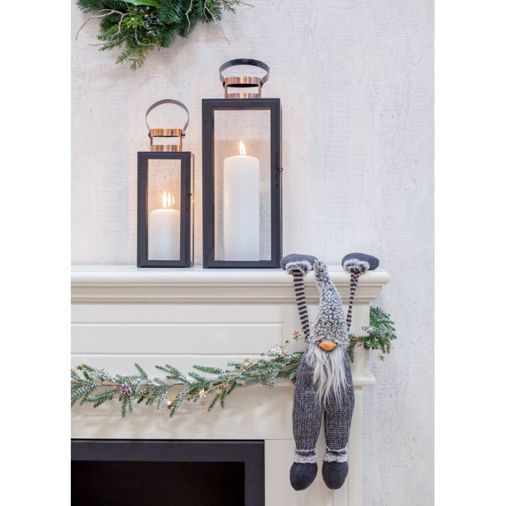 Luktir hæð 38 og 50 cm svartar