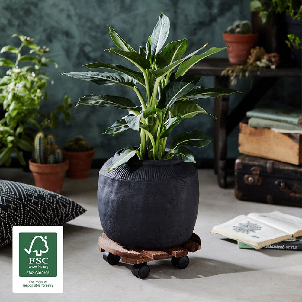 Rúllubretti fyrir blómapott Ø30cm Wagner