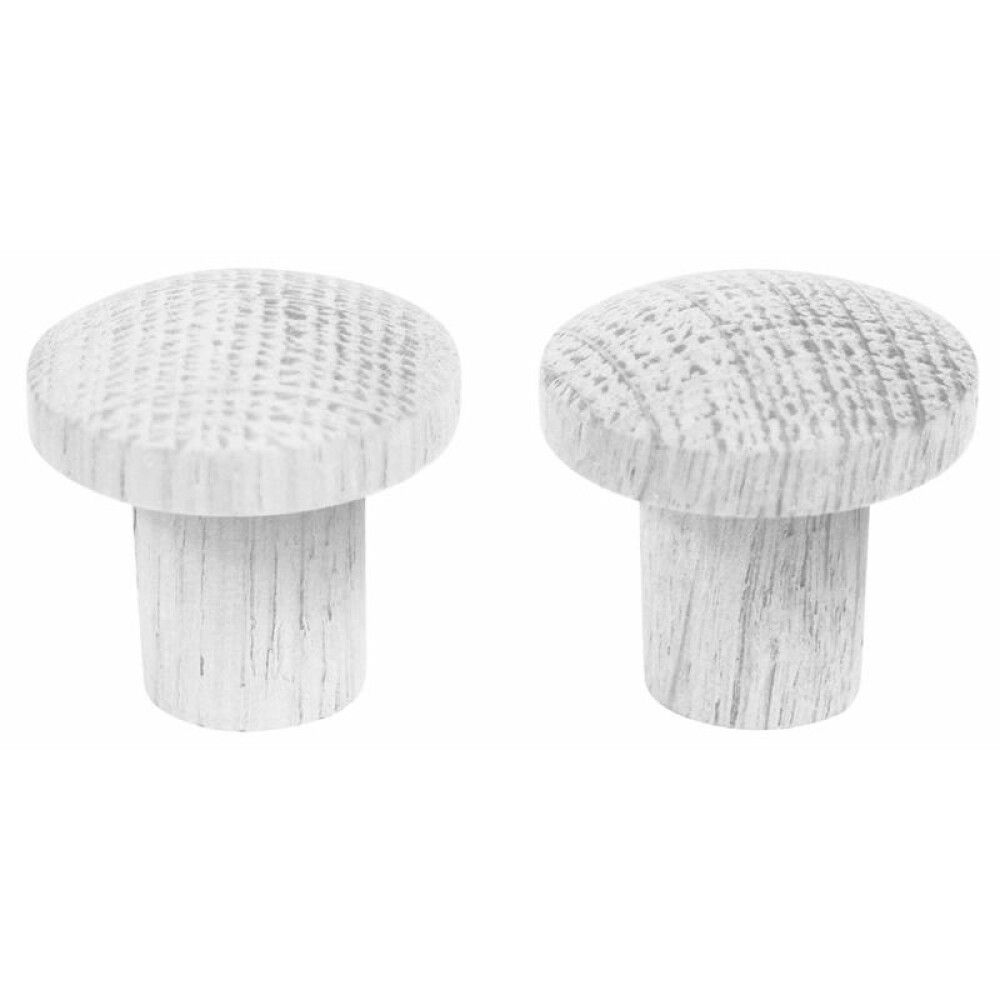 Snagi 2 stk Ø25 mm hvít eik 