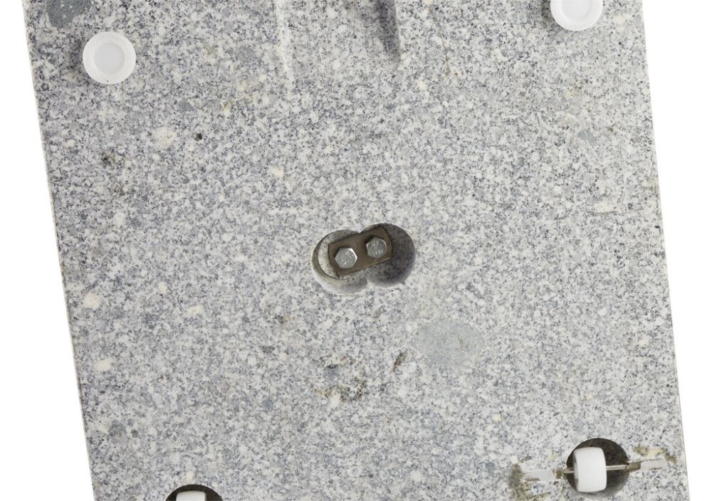 Sólhlífarfótur 60 kg ferkantaður granít Sunfun grár