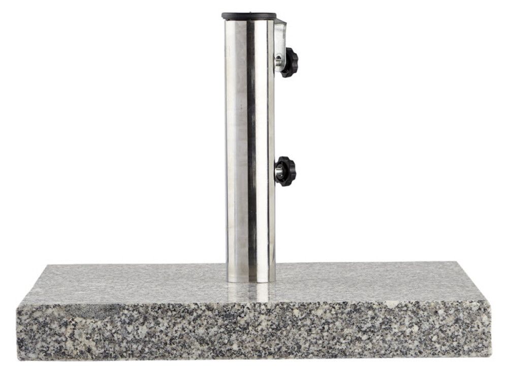 Sólhlífarfótur 60 kg ferkantaður granít Sunfun grár
