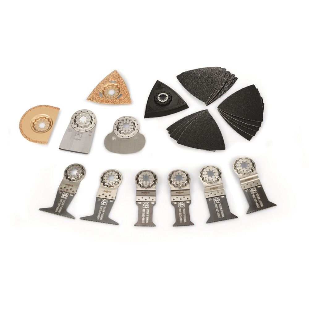 Aukahlutasett fyrir fjölverkfæri Fein 26stk