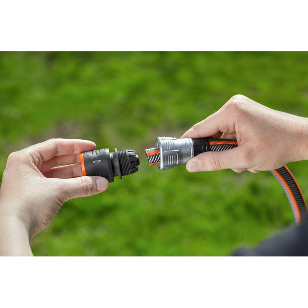 Slöngutengi með stoppi hraðsmellu 3/4" Premium Gardena