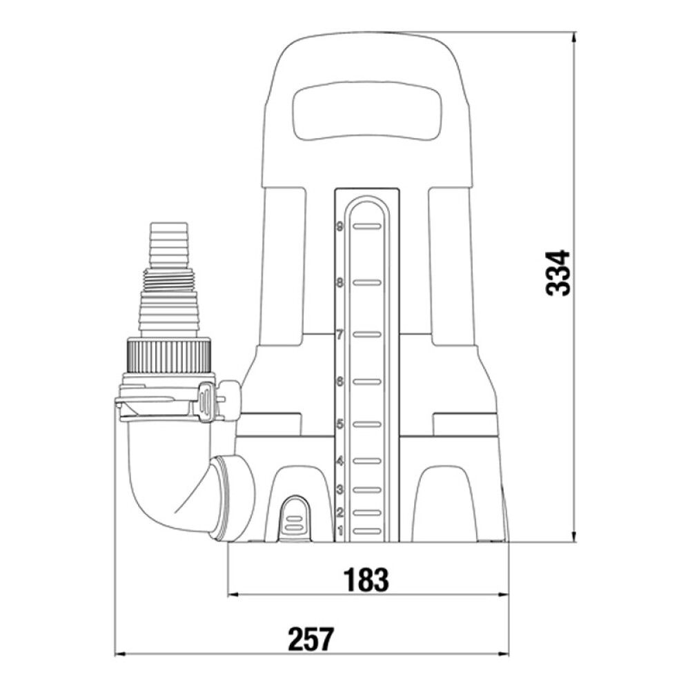 Brunndæla 450W fyrir hreint vatn Gardena 11000