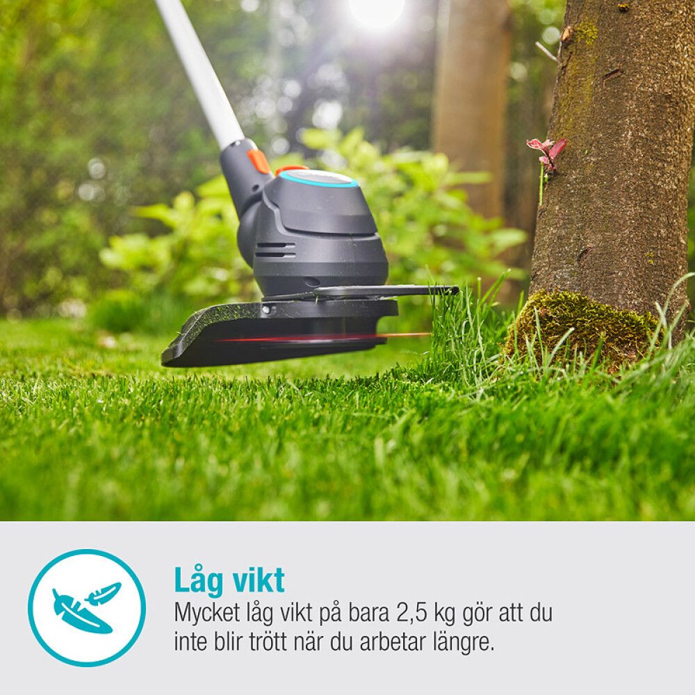 Sláttuorf 18V 2.5 Ah 23 cm Gardena ComfortCut