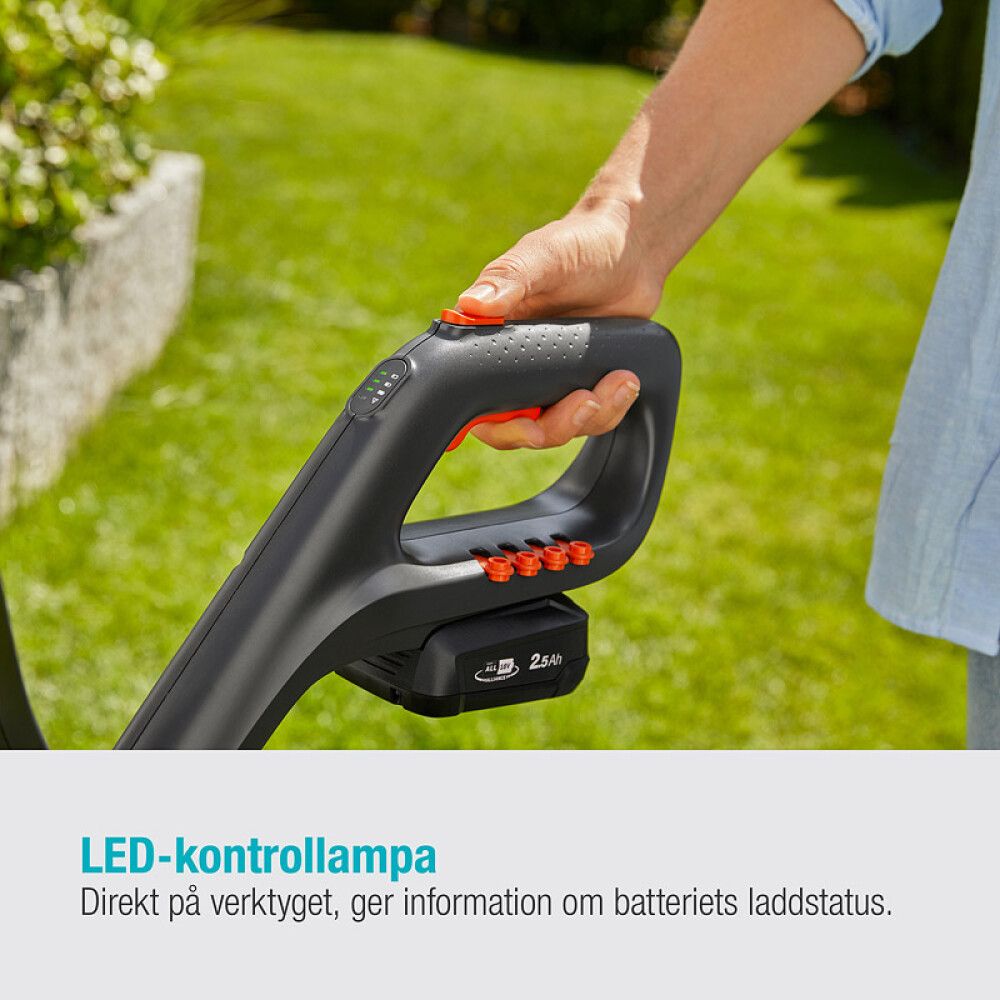 Sláttuorf 18V 2.5 Ah 23 cm Gardena ComfortCut