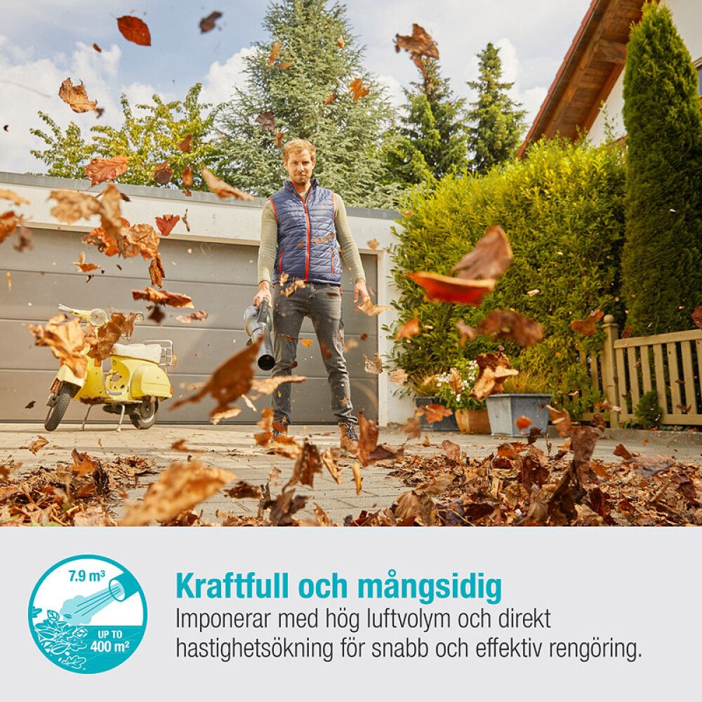 Laufablásari 18V Gardena Powerjet