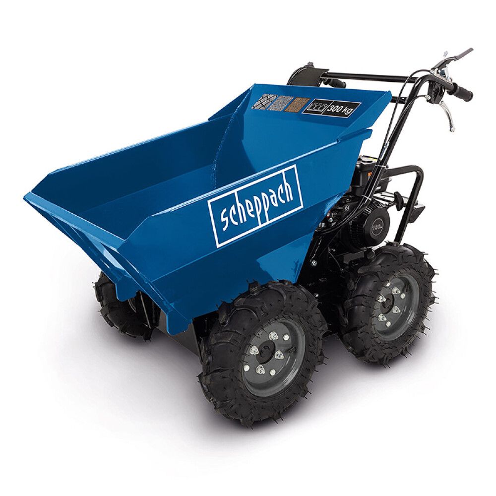 Hjólbörur bensín 6,5 hö Scheppach DP3000 hámark 300 kg