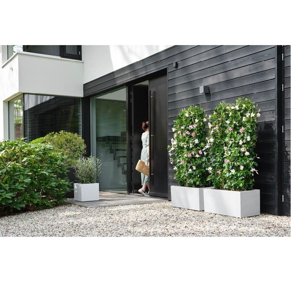 Útiblómapottur Vivo Next Square 39cm hvít