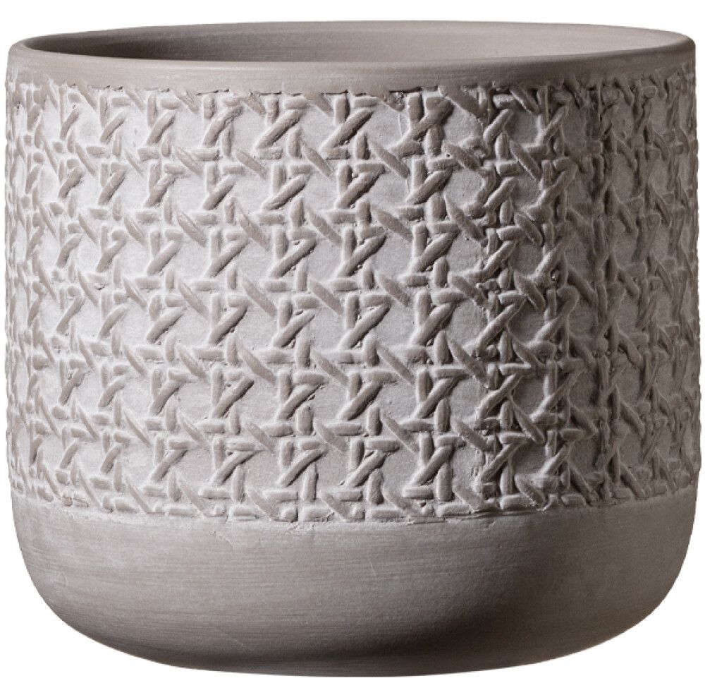 Blómapottur Vienna Ø17cm silki grár